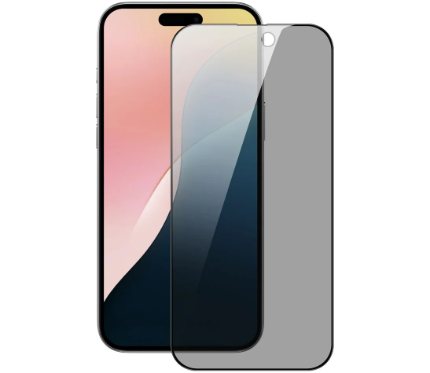 لصاقة حماية DUX PRIVACY_IP16 Full Screen Glass_Black For iPhone 16