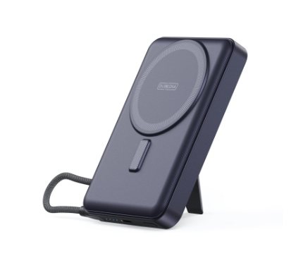 Power Banks DUX P2 10000mAh Magnetic Power Bank with Foldable Stand GreyBlue