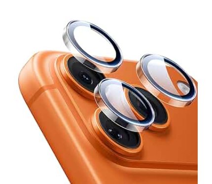 Screen Protector DUX HAWK Series Camera Lens Protector for iPhone 17 Pro_17 Pro Max Desert Titanium