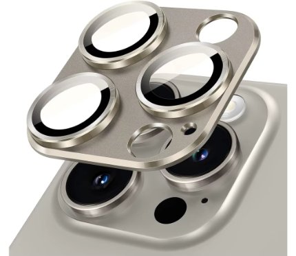 Screen Protector DUX HAWK Series Camera Lens Protector for iPhone 17 Pro_17 Pro Max Natural Titanium