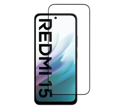 Screen Protector A new chapter 9H Curved Glass Full Cover Screen protector For Redmi 15 4G_5G
