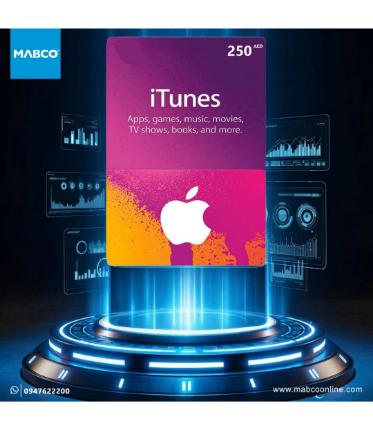 CD library  iTunes Card UAE 250