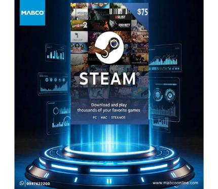 CD library  Steam Card USA 75_