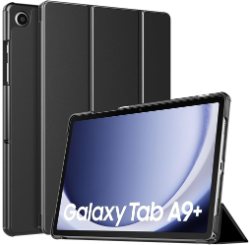 Alpha Lo Book Case for Samsung A9 plus Black