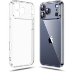 Alpha LOLA Hard TPU Back Cover for Iphone 17 pro Max clear