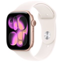 Apple Watch S11 GPS Rose gold loop Aluminum Case With Band 46MM
