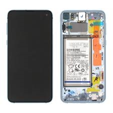 LCD S10 Prism with frame Blue with Battery