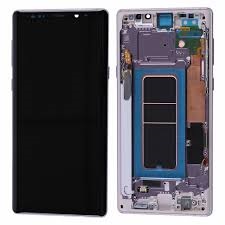 LCD Note 9 DS with frame PURPLE with Battery