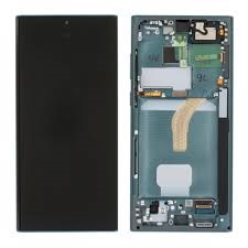 LCD S22 Ultra with frame GREEN